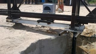 Купить сваи для ворот в Светлоград. Заказать ворота на сваях под ключ от 21328 руб